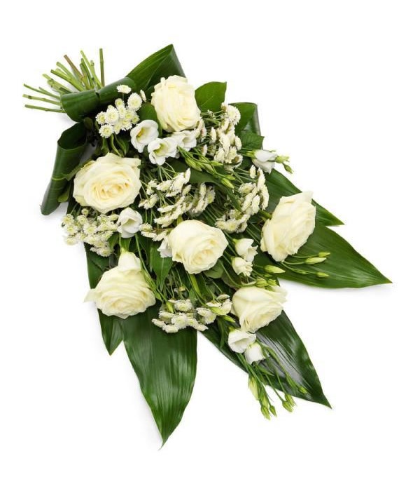 Funeral Flower Sheaf - Overseas Flower Delivery